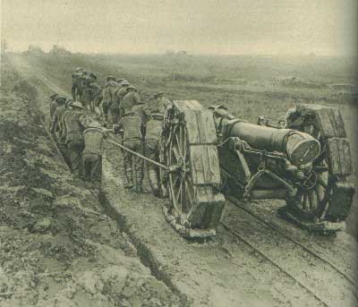 Artillery on the Somme - Lartillerie sur la Somme