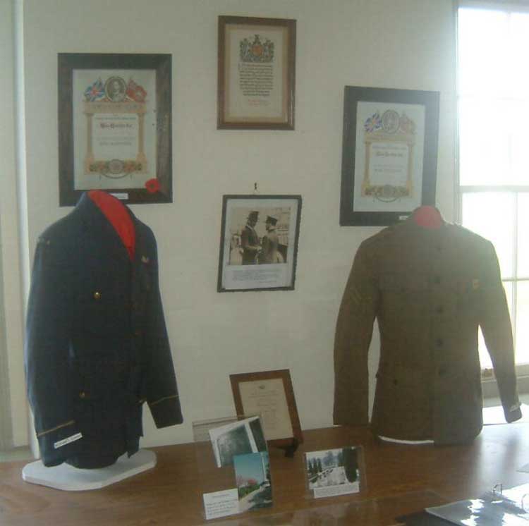 Uniforms which were used during the First World War