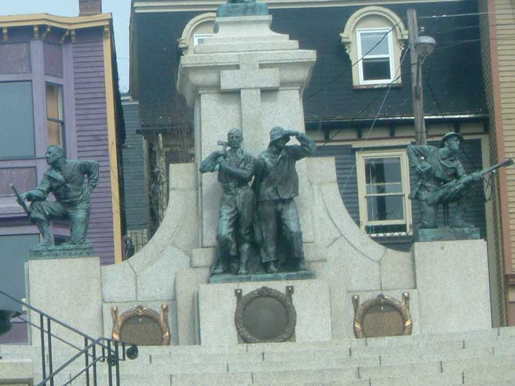 National War Memorial located in St. John's, Newfoundland
