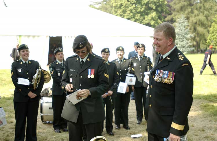 General Rick Hillier at the 90th anniversary ceremonies
