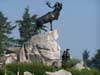 Caribou Monument located at Beaumont Hamel, France
