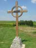 Memorial cross erected in memeory of the 31st Highland Division