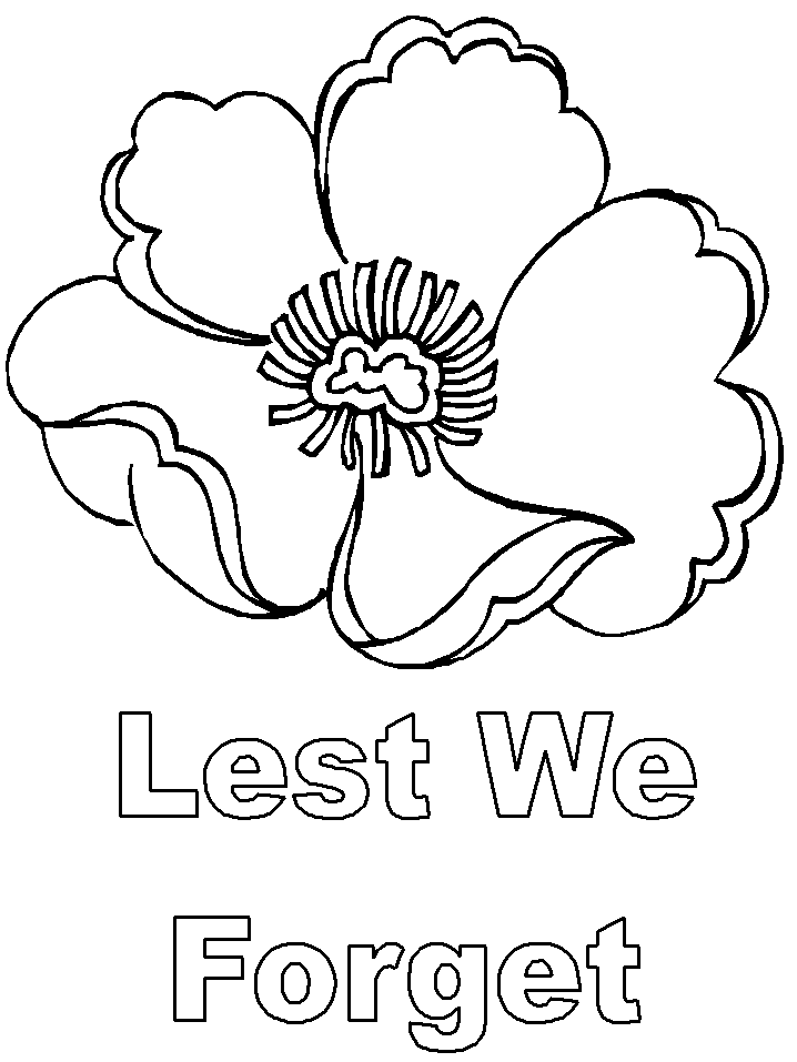 Free Printable Anzac Day Colouring In Pictures 42