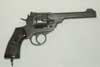 This revolver was a standard British Army issued Webley Mk VI in .455 calibre.  This weapon was a break top self extracting revolver.